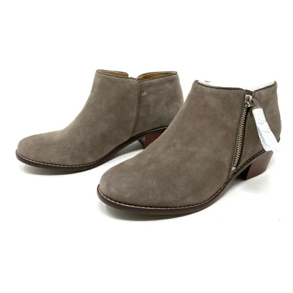Vionic Joy Serena ankle booties Greige